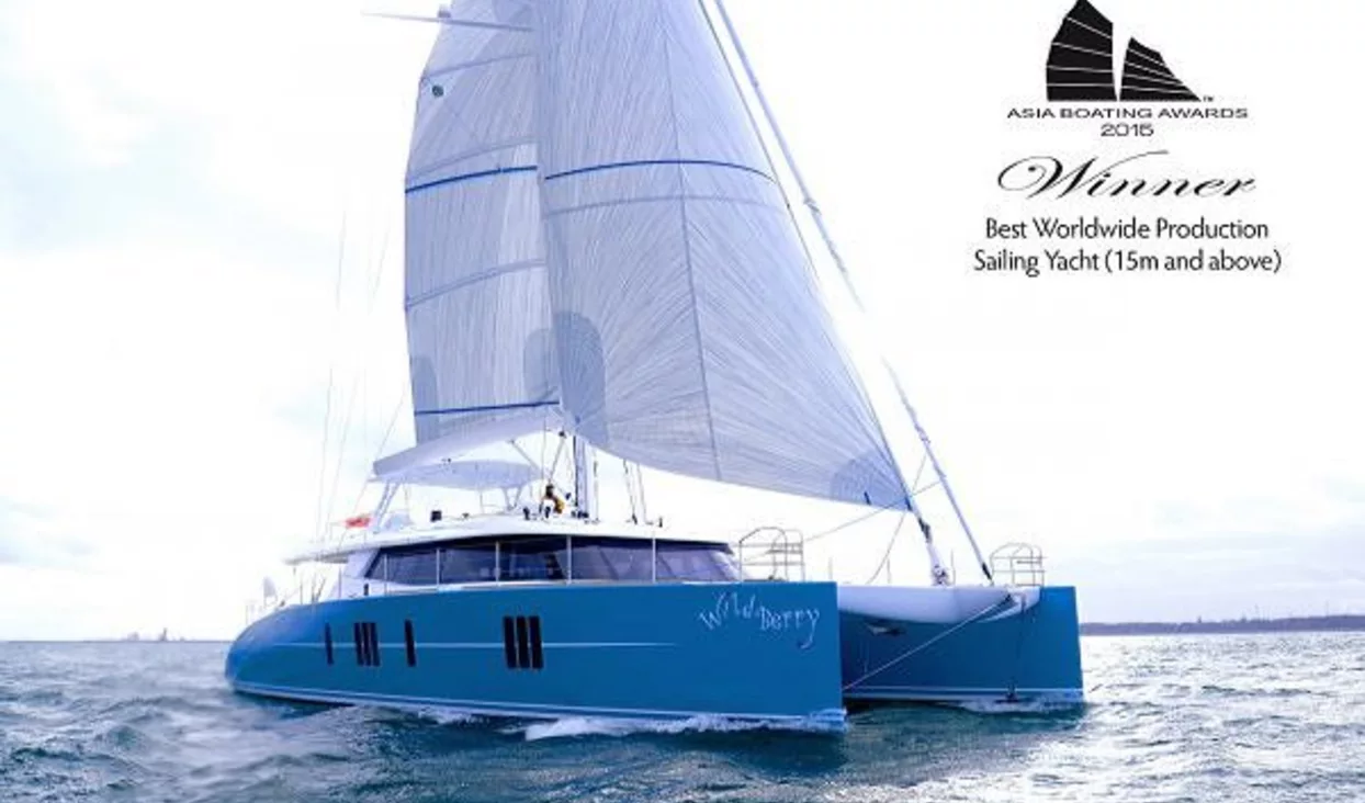 Sunreef 74 Wins the Statuette for the Best Worldwide Production Sailing Yacht at the  Asia Boating Awards Ceremony