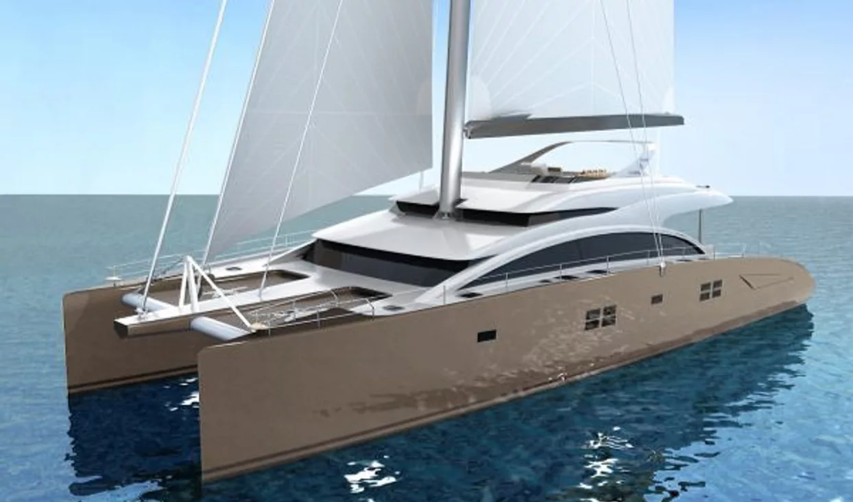 Sunreef 82 Double Deck: Le flybridge déjà  joint à la superstructure