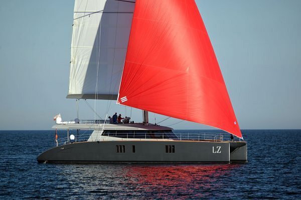 Lancement du Sunreef 74  Lucy Z