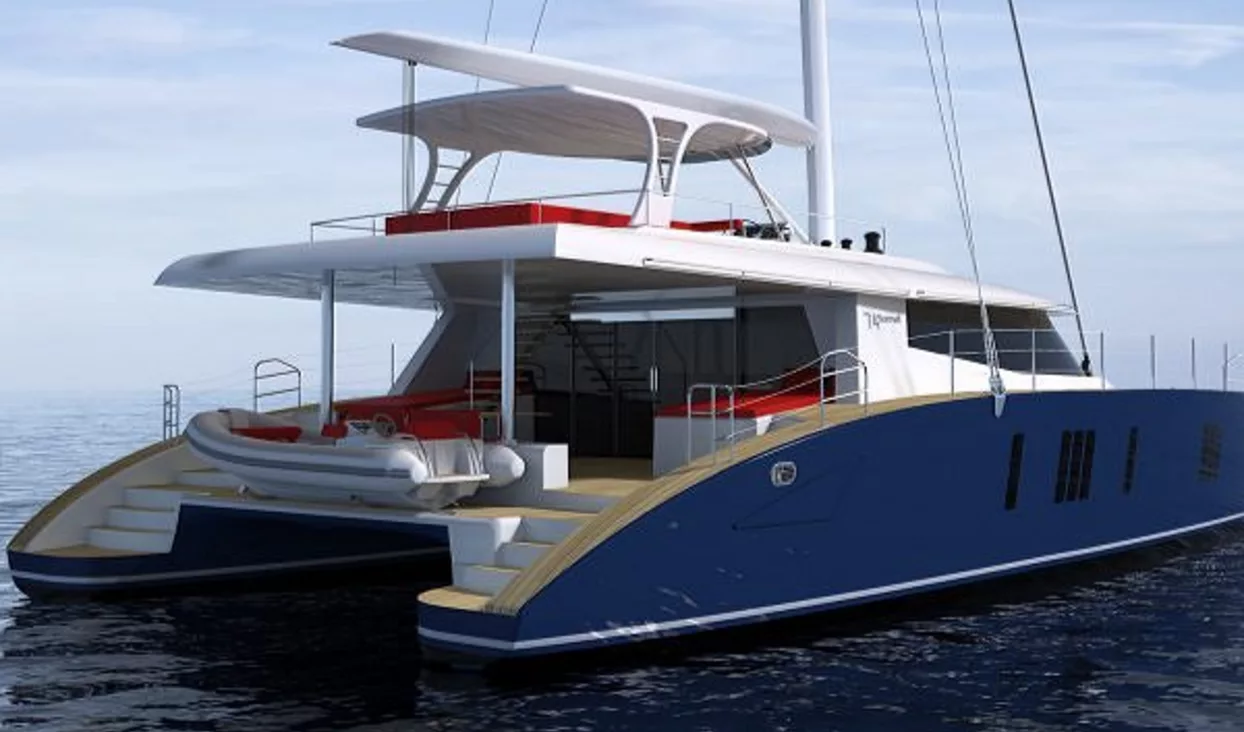 Sunreef Yachts Dévoile son Nouveau Catamaran à Voiles, le Sunreef 74