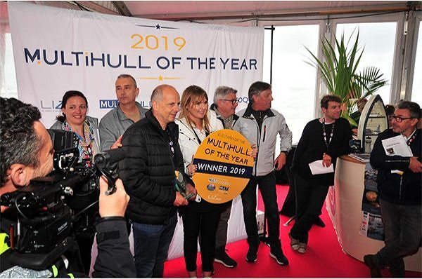 THE 40 OPEN SUNREEF POWER AWARDED BEST POWER MULTIHULL AT THE INTERNATIONAL MULTIHULL BOAT SHOW 2019