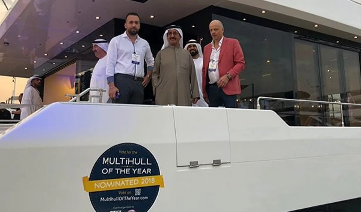 The 40 Open Sunreef Power at the Dubai International Boat Show A premiere to remember