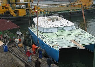 Sunreef 70 Mamma Mia – the first yacht launched in the 2009