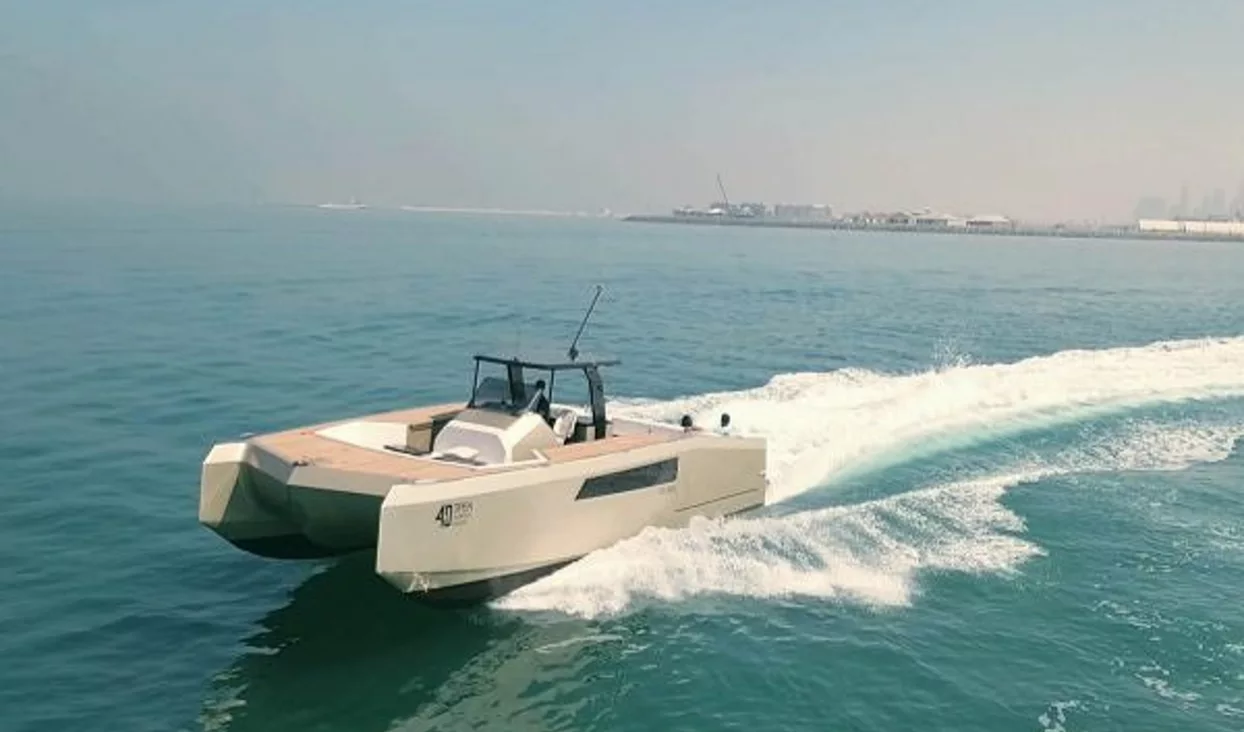 The 40 Open Sunreef Power Makes waves At the Abu Dhabi International Boat Show