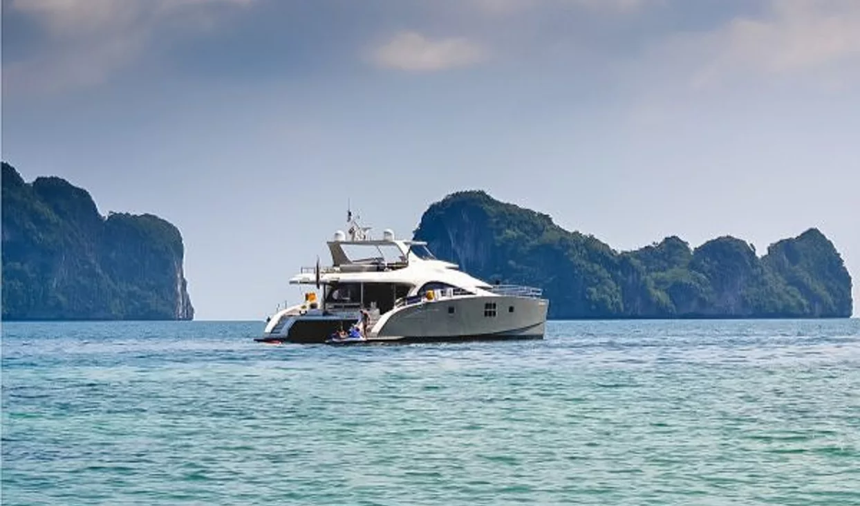 70 Sunreef Power DAMRAK II Available for Charters in Malaysia and Thailand