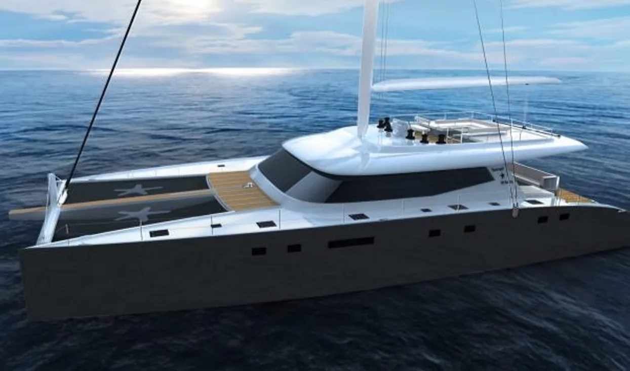 L'avancement de la construction du nouveau superyacht, le Sunreef 80 à voile