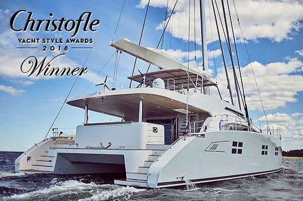 THE SUNREEF 88 DOUBLE DECK WINS THE CHRISTOFLE YACHT STYLE AWARD