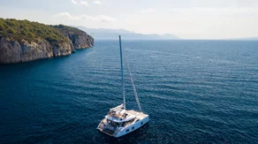 A head-spinning luxury sail catamaran Sunreef 50 Solitaire