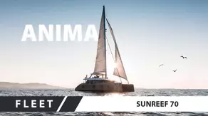 Luxury sailing catamaran Sunreef 70 Anima | All-year navigation in style